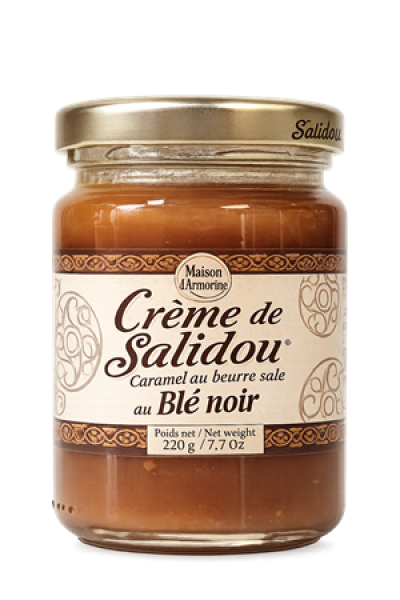 Handgemachte Crème de Salidou aus Karamell und Blé Noir